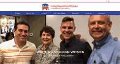 Desktop Screenshot of irvingrepublicanwomen.com