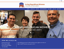 Tablet Screenshot of irvingrepublicanwomen.com